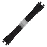 Rubber Watchband Steel Buckle Silicone Watch Band Strap for Ulysse Nardin EXECUTIVE Blue Black Brown 26*20mm Watch Strap