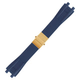 Rubber Watchband Steel Buckle Silicone Watch Band Strap for Ulysse Nardin EXECUTIVE Blue Black Brown 26*20mm Watch Strap