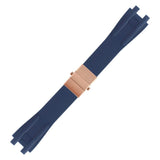 Rubber Watchband Steel Buckle Silicone Watch Band Strap for Ulysse Nardin EXECUTIVE Blue Black Brown 26*20mm Watch Strap