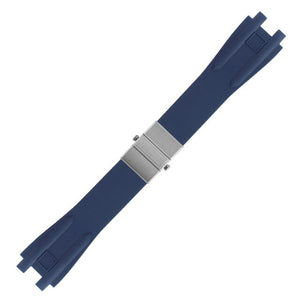 Rubber Watchband Steel Buckle Silicone Watch Band Strap for Ulysse Nardin EXECUTIVE Blue Black Brown 26*20mm Watch Strap