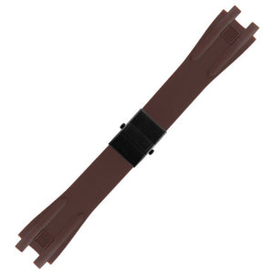 Rubber Watchband Steel Buckle Silicone Watch Band Strap for Ulysse Nardin EXECUTIVE Blue Black Brown 26*20mm Watch Strap