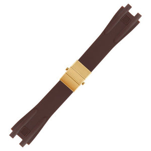 Rubber Watchband Steel Buckle Silicone Watch Band Strap for Ulysse Nardin EXECUTIVE Blue Black Brown 26*20mm Watch Strap