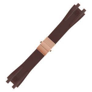 Rubber Watchband Steel Buckle Silicone Watch Band Strap for Ulysse Nardin EXECUTIVE Blue Black Brown 26*20mm Watch Strap