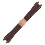 Rubber Watchband Steel Buckle Silicone Watch Band Strap for Ulysse Nardin EXECUTIVE Blue Black Brown 26*20mm Watch Strap