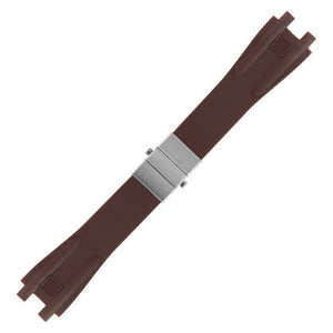 Rubber Watchband Steel Buckle Silicone Watch Band Strap for Ulysse Nardin EXECUTIVE Blue Black Brown 26*20mm Watch Strap