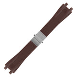 Rubber Watchband Steel Buckle Silicone Watch Band Strap for Ulysse Nardin EXECUTIVE Blue Black Brown 26*20mm Watch Strap