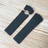 Black Brown Blue Waterproof Silicone Rubber watch band Wrist WatchBand Belt