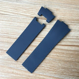 Black Brown Blue Waterproof Silicone Rubber watch band Wrist WatchBand Belt