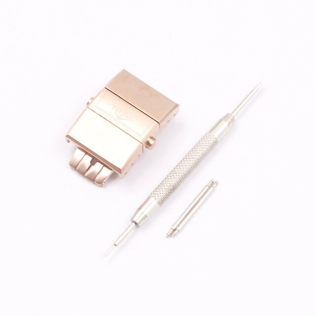 Watch Accessories Suitable for Ulysse Nardin Athens buckle rubber strap buckle 316 stainless steel butterfly buckle 20mm
