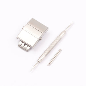 Watch Accessories Suitable for Ulysse Nardin Athens buckle rubber strap buckle 316 stainless steel butterfly buckle 20mm