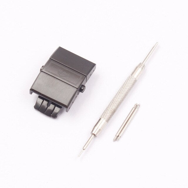 Watch Accessories Suitable for Ulysse Nardin Athens buckle rubber strap buckle 316 stainless steel butterfly buckle 20mm