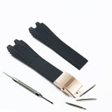 Watch accessories 26mm silicone rubber strap men for Athens Ulysse Nardin Executive sports waterproof bracelet female watch band