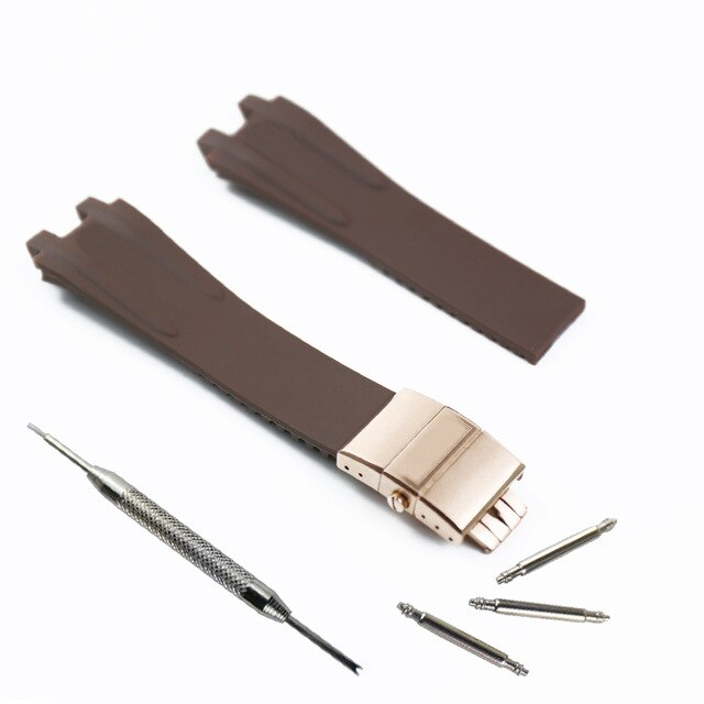 Watch accessories 26mm silicone rubber strap men for Athens Ulysse Nardin Executive sports waterproof bracelet female watch band