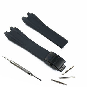 Watch accessories 26mm silicone rubber strap men for Athens Ulysse Nardin Executive sports waterproof bracelet female watch band