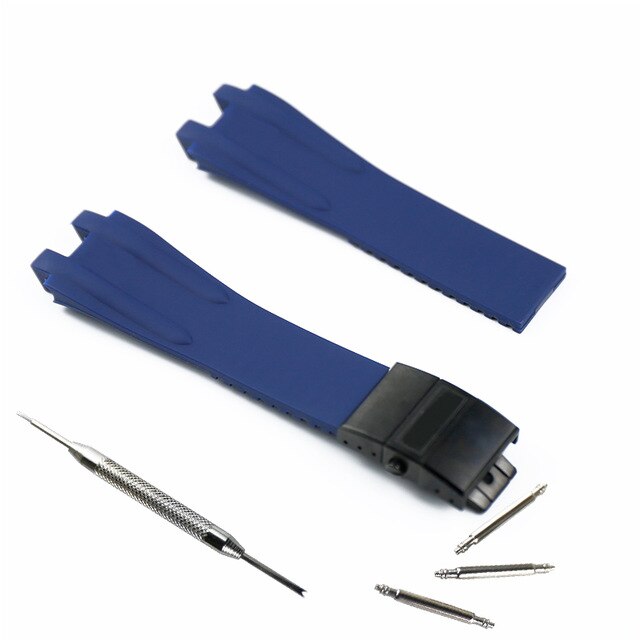 Watch accessories 26mm silicone rubber strap men for Athens Ulysse Nardin Executive sports waterproof bracelet female watch band