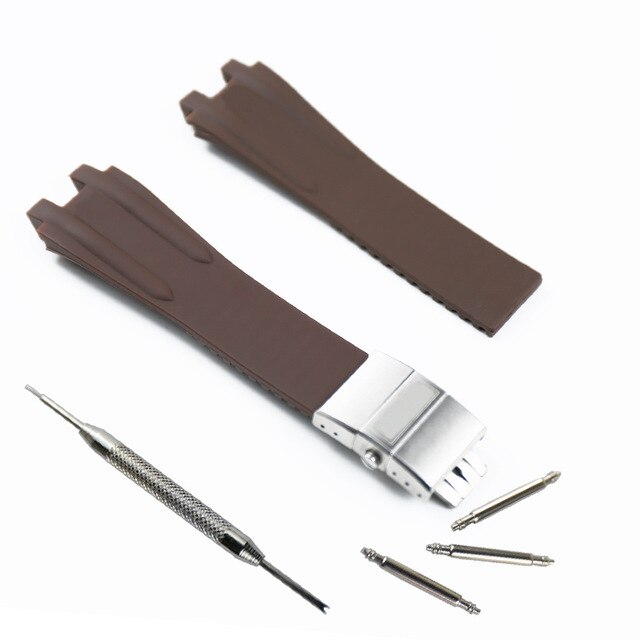 Watch accessories 26mm silicone rubber strap men for Athens Ulysse Nardin Executive sports waterproof bracelet female watch band