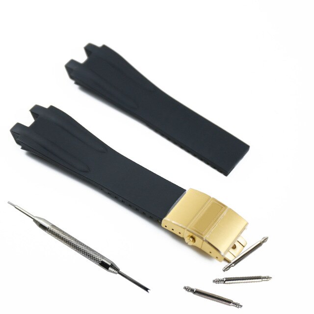 Watch accessories 26mm silicone rubber strap men for Athens Ulysse Nardin Executive sports waterproof bracelet female watch band
