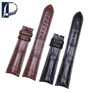 Pesno Suitable for Ulysse Nardin Classic Collection Watchband Crocodile Skin Leather Strap Watch Belt 20mm Wrist Bracelet