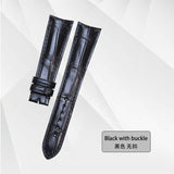 Pesno Suitable for Ulysse Nardin Classic Collection Watchband Crocodile Skin Leather Strap Watch Belt 20mm Wrist Bracelet