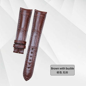 Pesno Suitable for Ulysse Nardin Classic Collection Watchband Crocodile Skin Leather Strap Watch Belt 20mm Wrist Bracelet