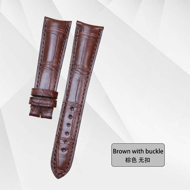 Pesno Suitable for Ulysse Nardin Classic Collection Watchband Crocodile Skin Leather Strap Watch Belt 20mm Wrist Bracelet