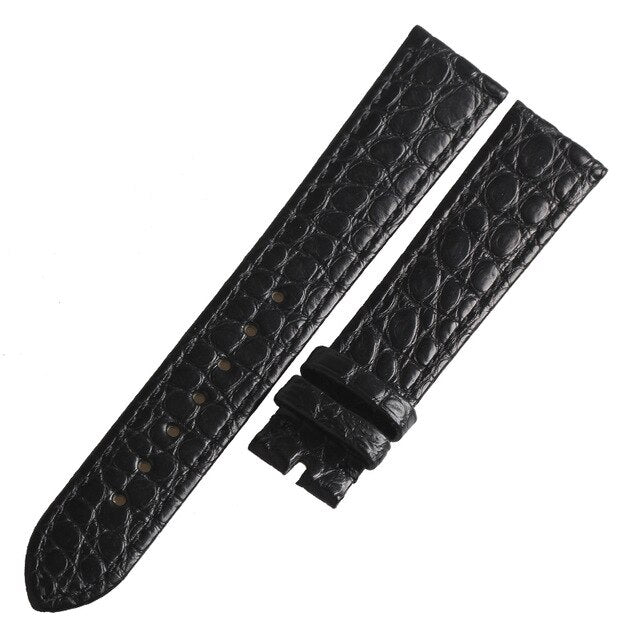 WENTULA watchbands for Chopard CLASSIC L.U.C  PIAGET crocodile  leather strap  thin watchbands 18MM