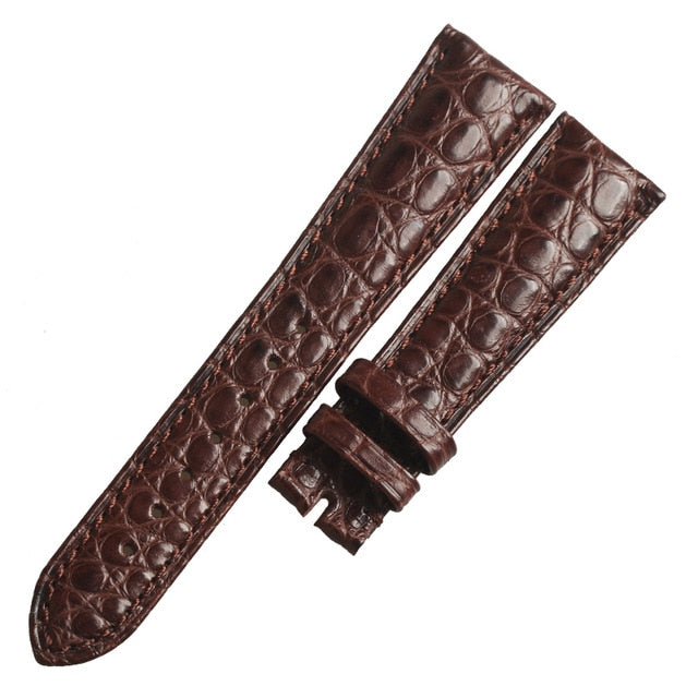 WENTULA watchbands for Chopard CLASSIC L.U.C  PIAGET crocodile  leather strap  thin watchbands 18MM
