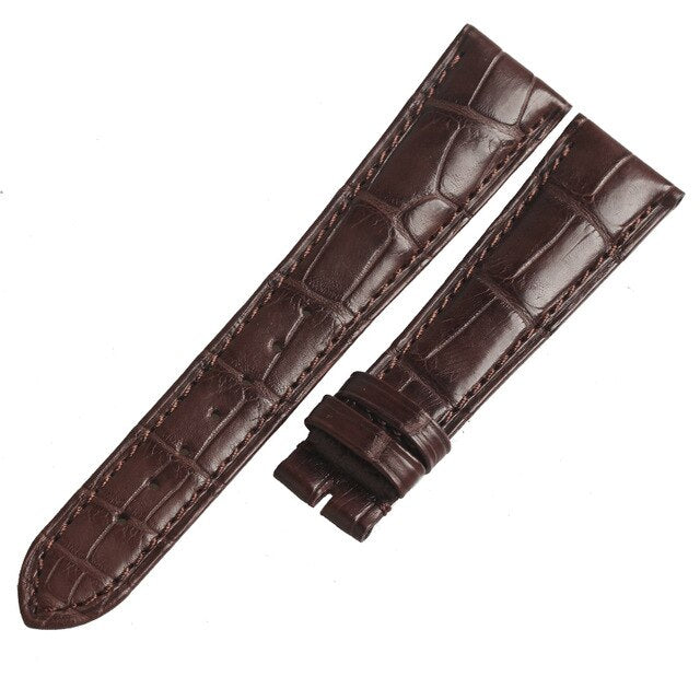 WENTULA watchband for Chopard L.U.C alligator skin /crocodile grain watch bands 168583