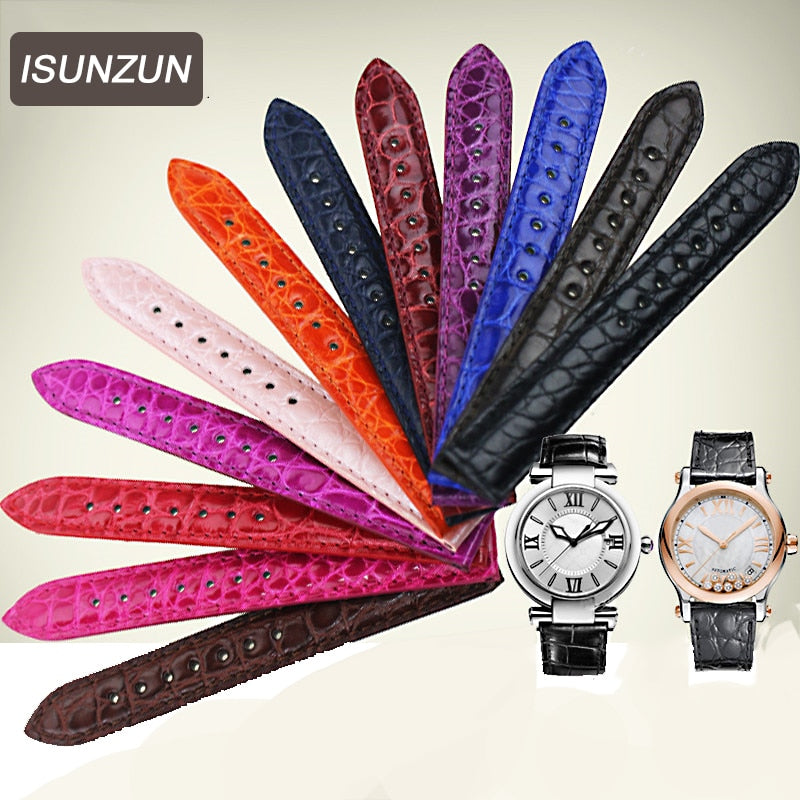 Colors Alligator Crocodile Leather Ladies Watches