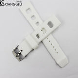 Watch accessories 20mm silicone strap  For Omega Chopard Tissot pin buckle men and ladies outdoor sport waterproof watch straps