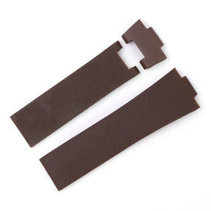 MERJUST 25mm Black Brown Blue Waterproof Silicone Rubber Replacement Wrist Watch Band Strap Belt For Ulysse Nardin Marine Diver